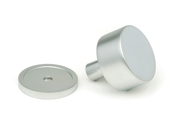 Satin Chrome Kelso Cabinet Knob - 32mm (Plain)