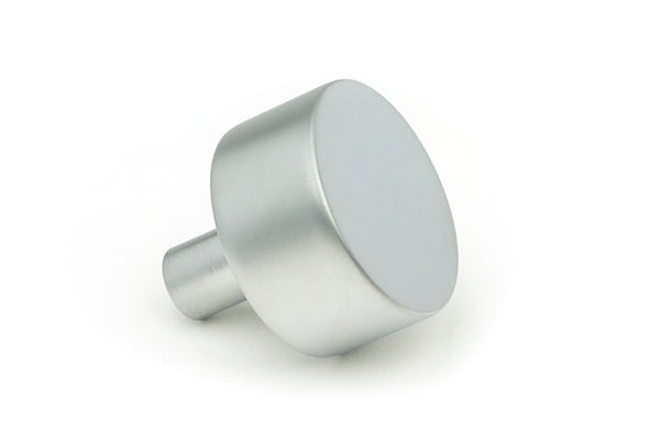 Satin Chrome Kelso Cabinet Knob - 32mm (No rose)