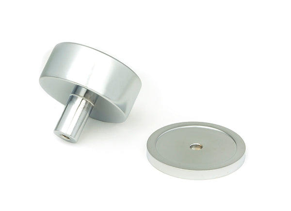 Satin Chrome Kelso Cabinet Knob - 38mm (Plain)