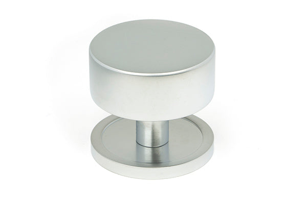 Satin Chrome Kelso Cabinet Knob - 38mm (Plain)