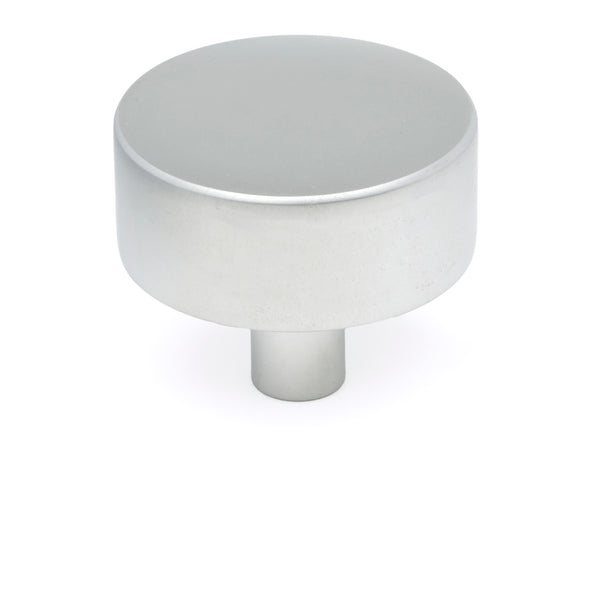 From The Anvil's Satin Chrome 38mm Kelso Cabinet Knob