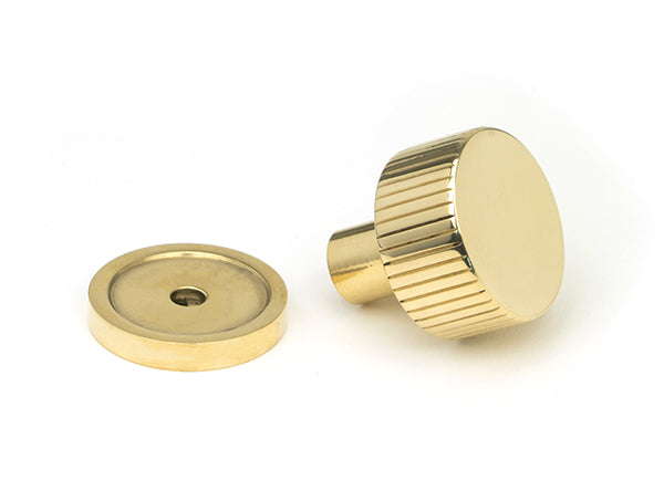 Polished Brass Judd Cabinet Knob - 25mm (Plain)