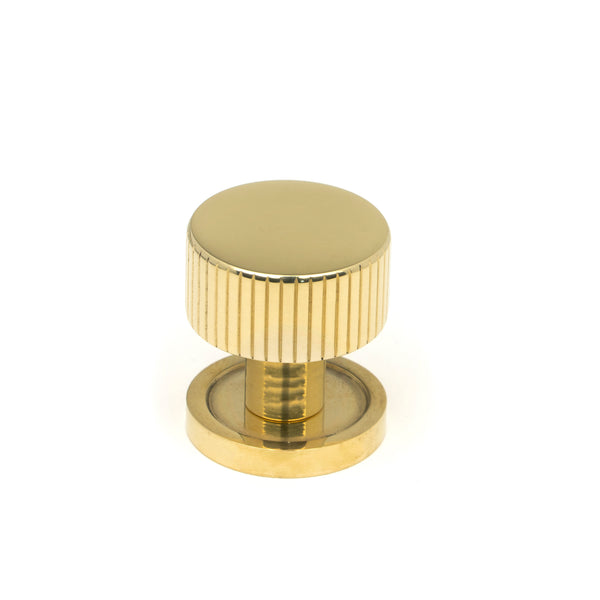 From The Anvil's Polished Brass 25mm Judd Cabinet Knob