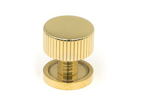 Polished Brass Judd Cabinet Knob - 25mm (Plain)