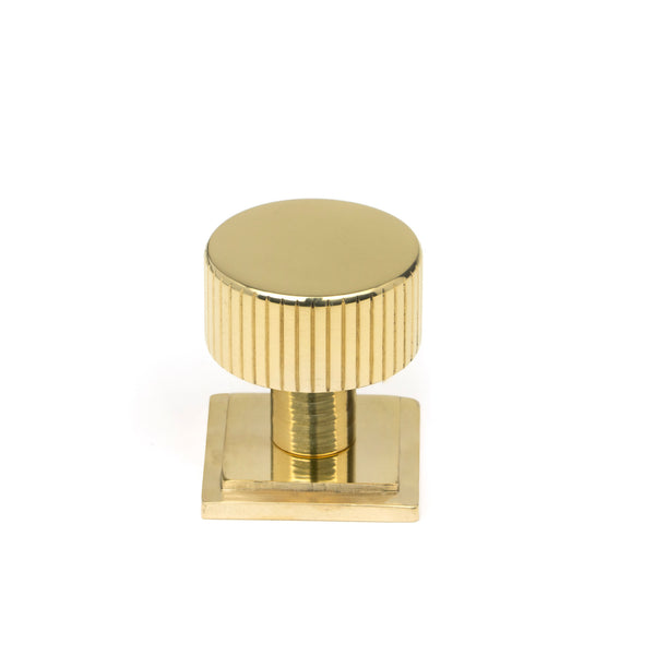 From The Anvil's Polished Brass 25mm Judd Cabinet Knob