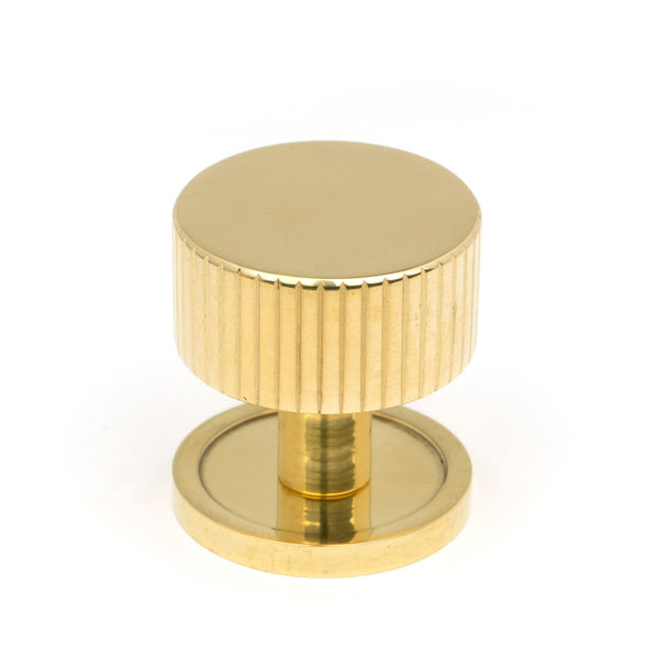From The Anvil's Polished Brass 32mm Judd Cabinet Knob