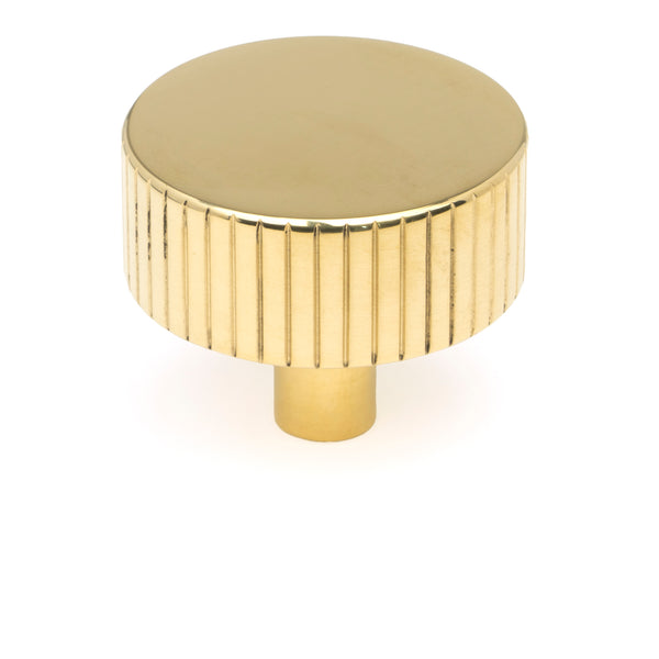 From The Anvil's Polished Brass 38mm Judd Cabinet Knob