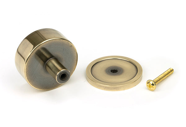 Aged Brass Kelso Cabinet Knob - 38mm (Plain)