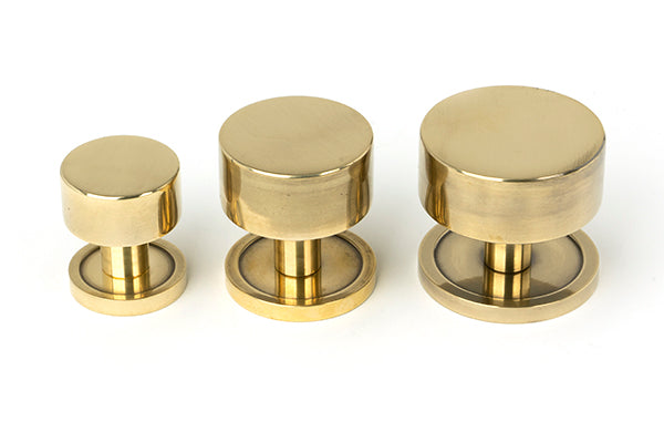 Aged Brass Kelso Cabinet Knob - 38mm (Plain)