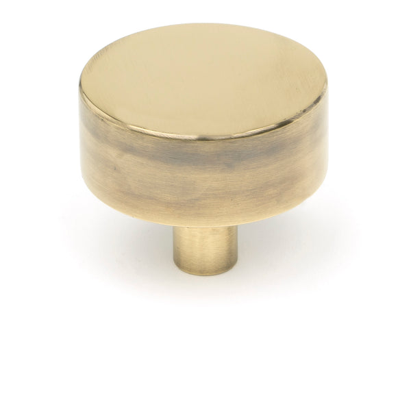 From The Anvil's Aged Brass 38mm Kelso Cabinet Knob
