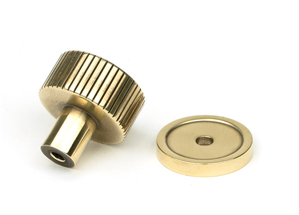 Aged Brass Judd Cabinet Knob - 25mm (Plain)