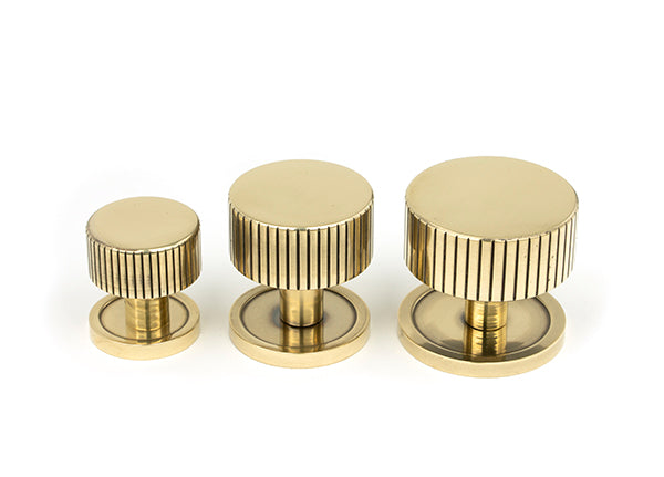 Aged Brass Judd Cabinet Knob - 25mm (Plain)