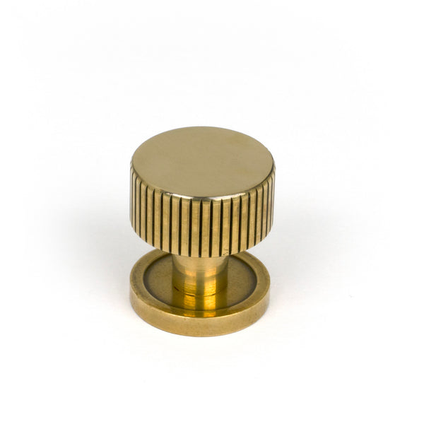 From The Anvil's Aged Brass 25mm Judd Cabinet Knob