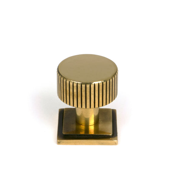 From The Anvil's Aged Brass 25mm Judd Cabinet Knob