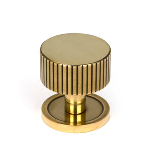 From The Anvil's Aged Brass 32mm Judd Cabinet Knob