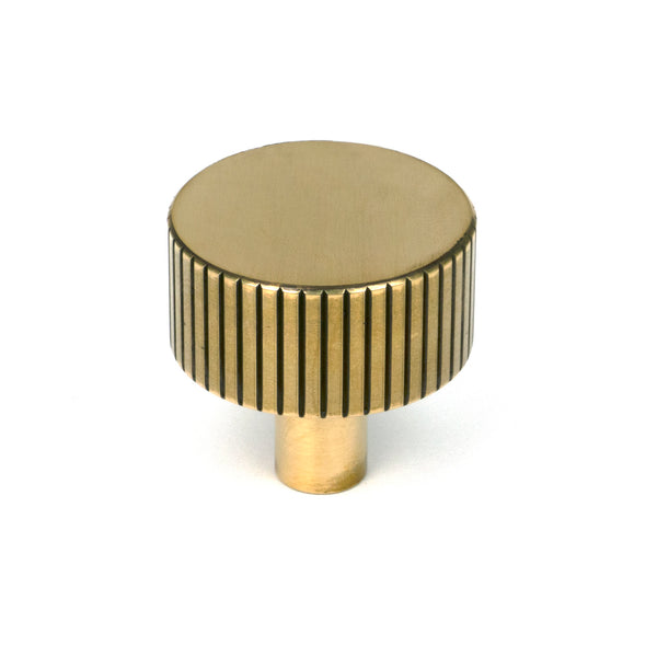 From The Anvil's Aged Brass 32mm Judd Cabinet Knob