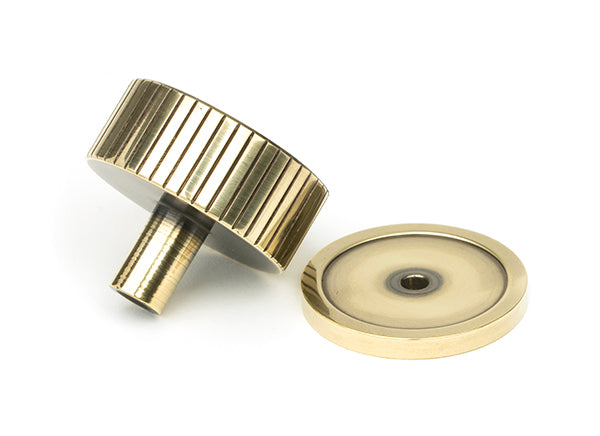 Aged Brass Judd Cabinet Knob - 38mm (Plain)