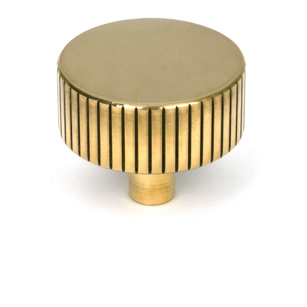 From The Anvil's Aged Brass 38mm Judd Cabinet Knob