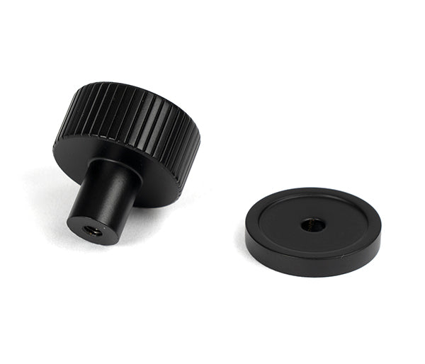 Matt Black Judd Cabinet Knob - 25mm (Plain)