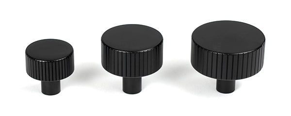 Matt Black Judd Cabinet Knob - 32mm (No rose)