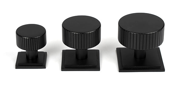 Matt Black Judd Cabinet Knob - 38mm (Square)