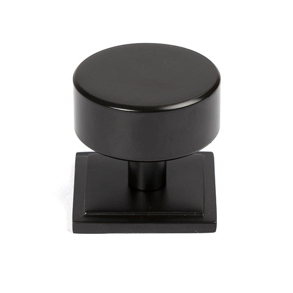 Aged Bronze Kelso Cabinet Knob - 38mm (Square)