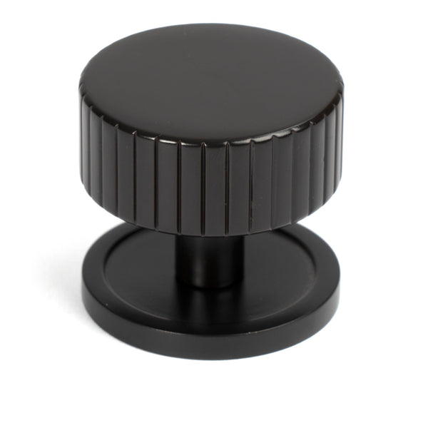From The Anvil's Aged Bronze 38mm Judd Cabinet Knob