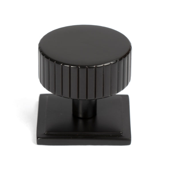 From The Anvil's Aged Bronze 38mm Judd Cabinet Knob