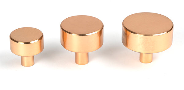 Polished Bronze Kelso Cabinet Knob - 32mm (No rose)