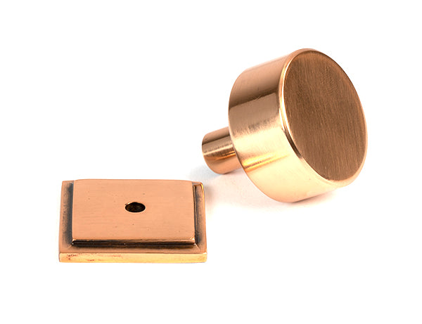 Polished Bronze Kelso Cabinet Knob - 32mm (Square)