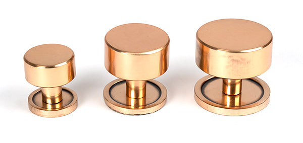 Polished Bronze Kelso Cabinet Knob - 38mm (Plain)