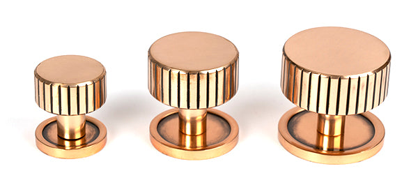 Polished Bronze Judd Cabinet Knob - 25mm (Plain)