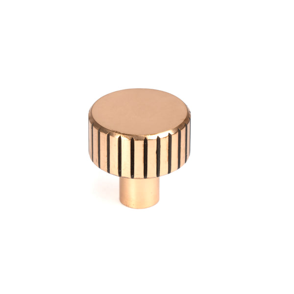 From The Anvil's Polished Bronze 25mm Judd Cabinet Knob