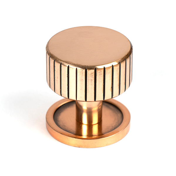 Polished Bronze Judd Cabinet Knob - 32mm (Plain)