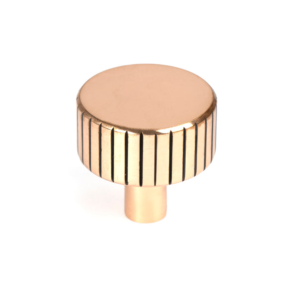 From The Anvil's Polished Bronze 32mm Judd Cabinet Knob