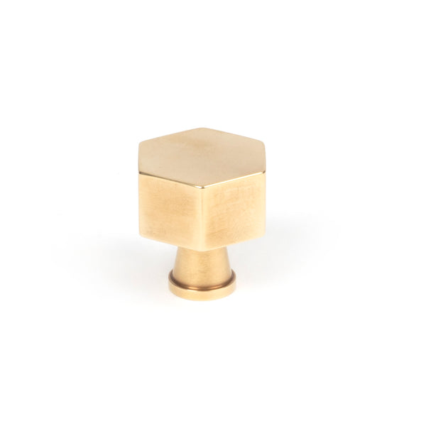 From The Anvil's Polished Brass Kahlo Cabinet Knob