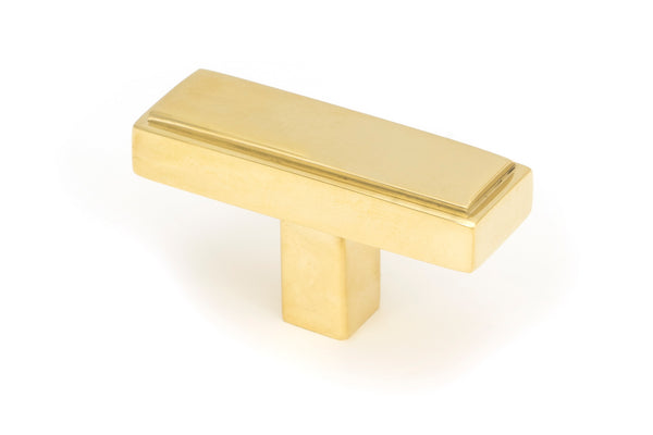 From The Anvil's Polished Brass Scully T-Bar
