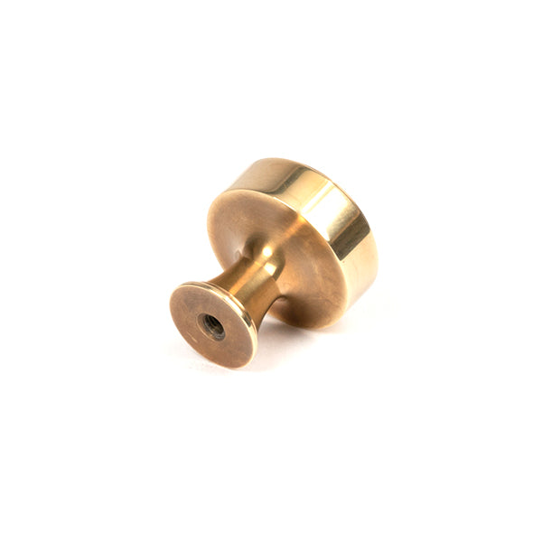 Aged Brass Scully Cabinet Knob - 25mm