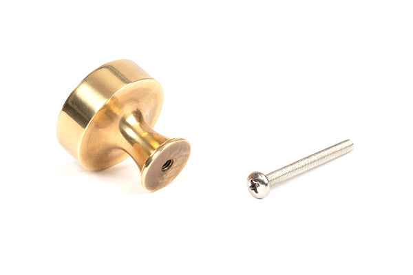 Aged Brass Scully Cabinet Knob - 32mm