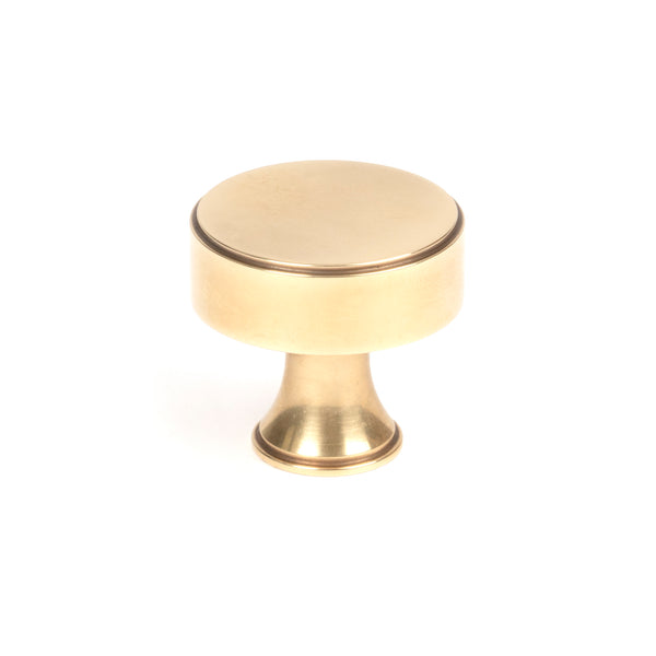 From The Anvil's Aged Brass Scully Cabinet Knob