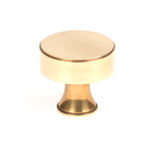 From The Anvil's Aged Brass Scully Cabinet Knob