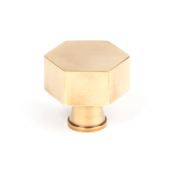From The Anvil's Aged Brass Kahlo Cabinet Knob