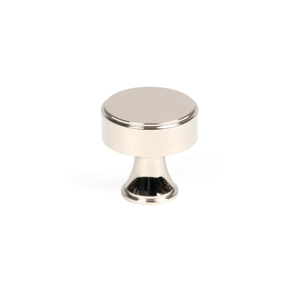 From The Anvil's Polished Nickel Scully Cabinet Knob