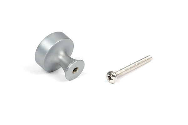 Satin Chrome Scully Cabinet Knob - 25mm