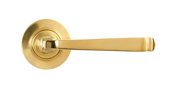 Avon Round Lever on Rose Set (Sprung) by From The Anvil