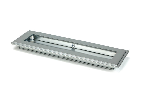 From The Anvil's Satin Chrome Art Deco Rectangular Pull