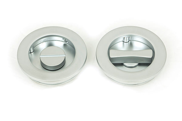 From The Anvil, 60mm Plain Round Pull - Privacy Set, Sliding Door Hardware, Round Pulls - Privacy