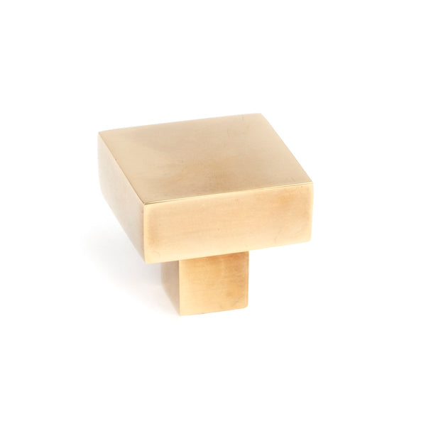 From The Anvil's Aged Brass Albers Cabinet Knob