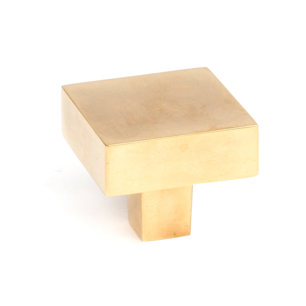 From The Anvil's Aged Brass Albers Cabinet Knob