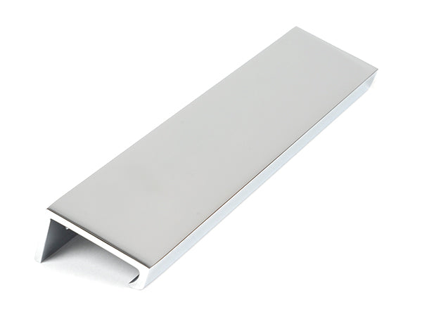 Polished Chrome 200mm Plain Edge Pull